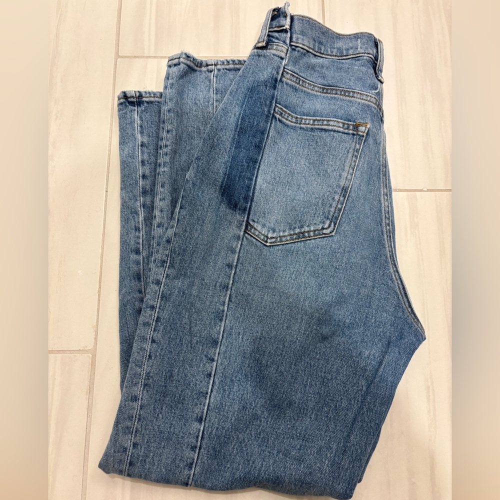 Abercrombie & Fitch Blue Straight Leg Jeans